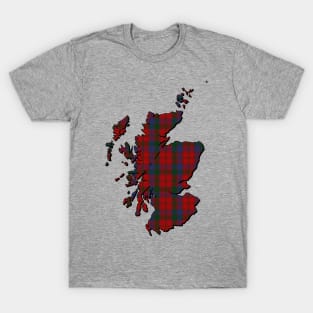 Clan Donnachaidh / Robertson Tartan Map T-Shirt